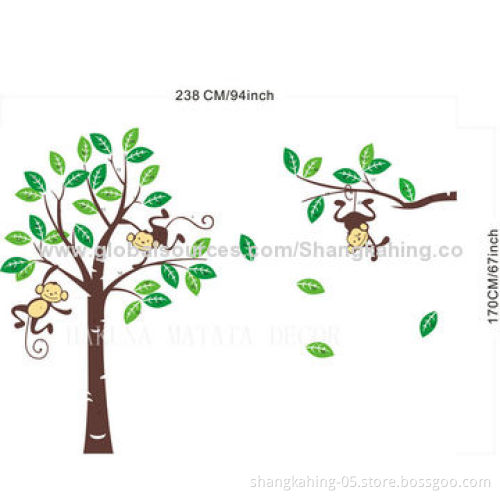 Non-toxic Colorful Wall Sticker with CMYK & UV Printing, Eco-friendly Material/High Quality Product